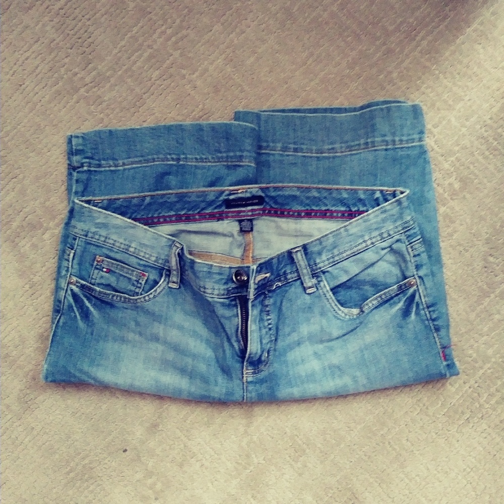 Tommy Hilfiger jean shorts.